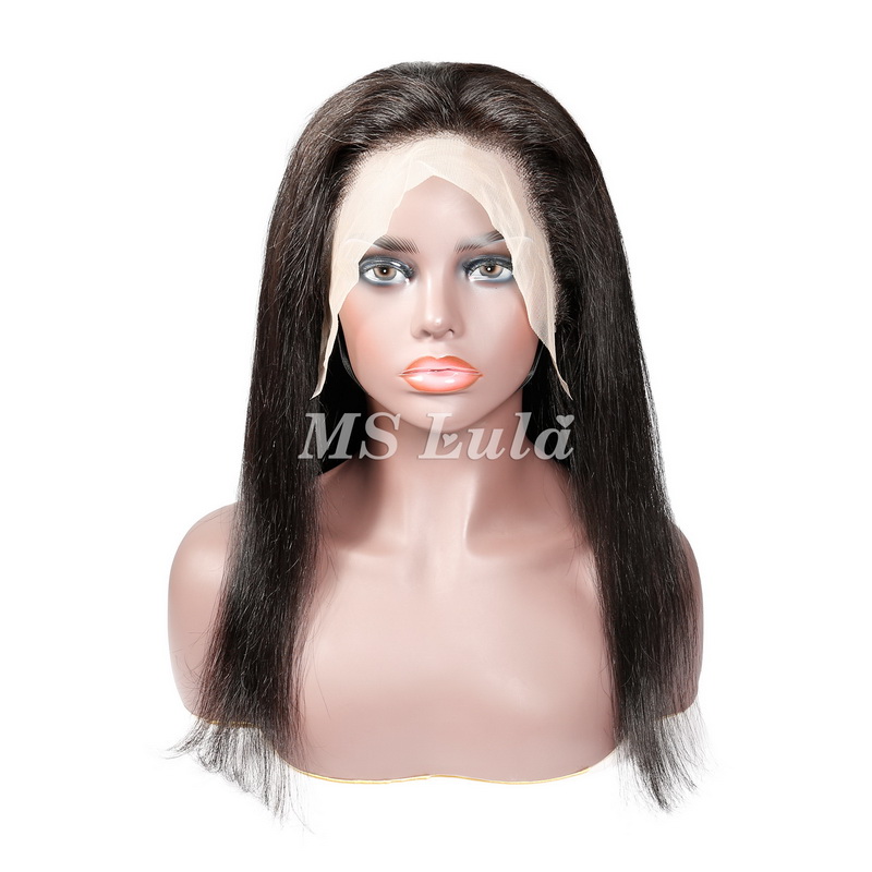 10A Straight 4x4 13x4 Medium Brown Lace Bob Wig - 图片 9